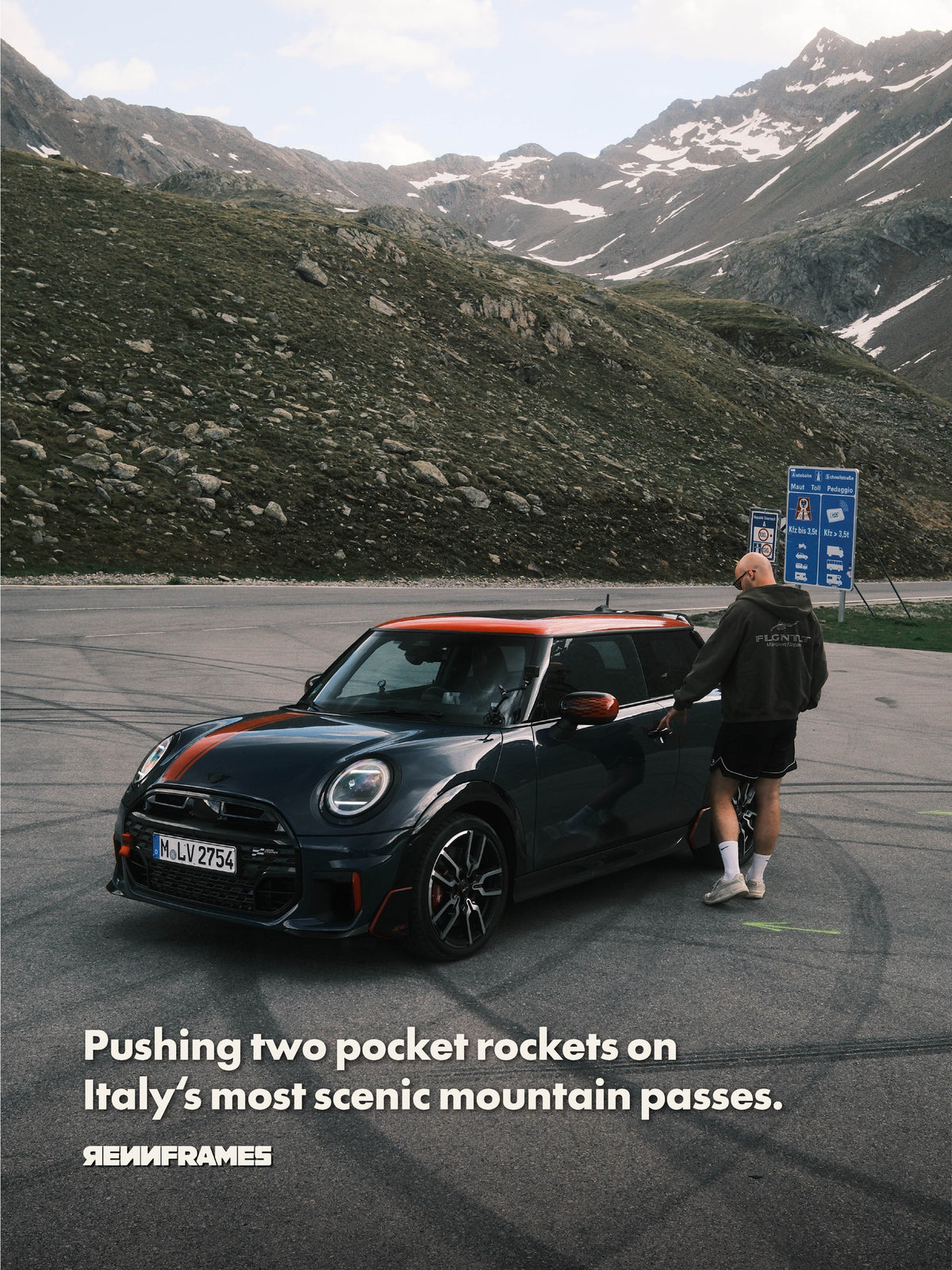 Mini John Cooper Works, Italian Alps